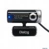 Камера интернет Dialog WC-23UAF Black-Silver 3.0M, автофокус, Full HD, встр.микр, USB2.0