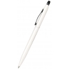 Ручка гелевая без колпачка Cross Click с тонким стержнем, цвет: Pearlescent White (AT0625-3)