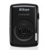 PhotoCamera Nikon CoolPix S01 black 10.1Mpix Zoom3x 2.5" 720p 7.3Gb CCD IS opt TouLCD Li-Ion (VNA211E1)