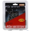 Контроллер ST-Lab U-720, PCI-E  1 ext (USB 3.0) + 1 int (USB 3.0), Ret