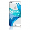 Чехол для iPhone 5, WHITE DIAMONDS, iPhone5 Liquids Blue, пластик, украшен кристаллами Swarovski, синий. (WD-1210LIQ44)