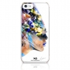 Чехол для iPhone 5, WHITE DIAMONDS, iPhone5 Nafrotiti White, пластик, украшен кристаллами Swarovski, белый. (WD-1210NAF47)