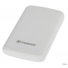 Внешний жесткий диск 1Tb Transcend TS1TSJ25D2-W 2.5" USB 2.0 <White, Retail>