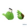 Внешний накопитель 16GB USB Drive <USB 2.0> ICONIK Попугай зеленый (RB-PARRG-16G)