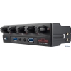 Контроллер вентиляторов Aerocool Strike-X X-1000, до 5 вентиляторов (25Вт каждый), 2х USB 3.0, разъемы Audio/Mic (EN55536)