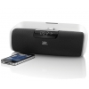JBL Акустическая система с док-станцией On Beat aWake для iPod, iPhone и iPad, цвет белый. Bluetooth (ONBEATAWAKEWHTEU)