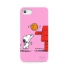 Чехол для iPhone5/5S (Snoopy Sports Series) жёсткий пластик, розовый (iLuv-ICA7H383PNK)