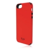 Чехол для iPhone5/5S (Regatta) из поликарбона + термопластик, красный (iLuv-ICA7H321RED)