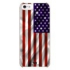Чехол для iPhone 5, WHITE DIAMONDS, iPhone5 Flag USA, пластик, украшен кристаллами Swarovski, американский флаг. (WD-1210FLA06)