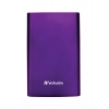 (53077) HDD портативный накопитель Вербатим Store'n'Go Slim USB 3.0/2.0, 1TB 2.5", цвет фиолетовый (HDD-1TB/VER2.5/SLV)