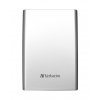 (53151) HDD портативный накопитель Вербатим Store'n'Go SlimLine USB 3.0/2.0, 500GB 2.5", серебристый (HDD-500GB/VER2.5/SSL)