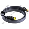 VCOM <CG577S-1.22 Flat Silver> Кабель HDMI to HDMI (19M -19M) 1.22м  ver1.4 плоский
