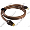 VCOM <CG576G-1.22 Round Golden> Кабель HDMI to HDMI (19M -19M)  1.22м ver1.4