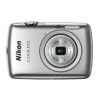 PhotoCamera Nikon CoolPix S01 silver 10.1Mpix Zoom3x 2.5" 720p 7.3Gb CCD IS opt TouLCD Li-Ion (VNA210E1)