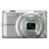 PhotoCamera Nikon CoolPix S6400 silver 16Mpix Zoom12x 3" 1080 78Mb SDHC BSI-CMOS opt TouLCD EN-EL19  (VNA190E1)