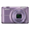PhotoCamera Nikon CoolPix S6400 violet 16Mpix Zoom12x 3" 1080 78Mb SDHC BSI-CMOS opt TouLCD EN-EL19  (VNA194E1)
