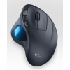 Мышь Logitech M570 черный/синий трекбол беспроводная USB (4but) (910-002090)