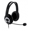 Наушники с микрофоном Microsoft LifeChat LX-3000 черный/серебристый 1.8м мониторы оголовье (JUG-00015)