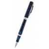 Ручка перьевая, Опера Демо Тайфун, синяя смола, перо стальное (хром 18) М, в комплекте сноркел. (Vs-651-18M)