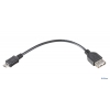 Кабель USB 2.0 AF/microB 10 см copper LNK-USBAFcUSBM01C