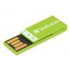 Флеш Диск Verbatim 4Gb CLIP-IT (043909) USB2.0 зеленый (мин.кол.5)