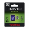 (SD-C02GJ(BL5A) Карта памяти Toshiba, стандарт microSD, 2 Gb с адаптером SD (SDMicro-2GB/T-NEW)