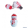 Внешний накопитель 8GB USB Drive <USB 2.0> ICONIK Снеговик (RB-SM1-8GB)