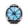 Вентилятор Aerocool Silent Master 20см "Blue LED" (синяя подсветка), 3+4 pin, 76 CFM, 800+-200 RPM, 18 dBA (4710700955642)