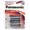 PANASONIC Щелочная  батарейка StandarPowerSilver LR14/Baby/C/в блистере 2 шт (LR14RES/2BPR)