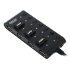 Концентратор USB 2.0 Ginzzu GR-487UB (7 портов, Black)