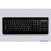 Клавиатура Gembird KBL-007,черн., USB, белая подсветка символов, 8 доп.клавиш (KBL-007 white)