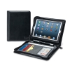 Чехол для iPad Mini (CEOFolio), кожаный на молнии, мультифункциональный, с отделениями для визиток и стилуса, черный (iLuv-ICA8J345BLK)