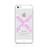 Чехол для iPhone 5, WHITE DIAMONDS, iPhone5 X Series Pink, пластик, украшен кристаллами Swarovski, розовый. (WD-1210XIC41)