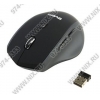 SVEN Wireless Optical Mouse <RX-525 Silent Wireless Black/Silver>  (RTL)  USB  6btn+Roll