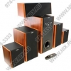 Колонки SVEN IHOO T100U Wood  (5колонок +Subwoofer,дерево,  ПДУ,FM tuner, USB,SD)