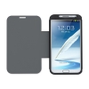 Чехол для GALAXY NOTE 2 (Pocket Agent), премиальный чехол-книжка, натуральная кожа, чёрный (iLuv-ICS7J347BLK)