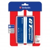 (53085) HDD портативный накопитель Вербатим GT SUPERSPEED USB 3.0, 500GB 2.5", синий/белый (HDD-500GB/VER2.5GTBW)