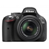 PhotoCamera Nikon D5200 kit black 24.1Mpix 18-55VR 3" 1080p SDHC turLCD Набор с объективомEN-EL14  (VBA350K001)