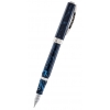 Ручка перьевая, Опера Демо Тайфун, синяя смола, перо стальное (хром 18) F, в комплекте сноркел. (Vs-651-18F)