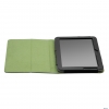 Чехол Jet.A SC10-1 для планшета Galaxy Tab2 10.1" P5100/P5110 из натуральной кожи  Черный/Зеленый