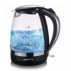 Чайник электрический Polaris PWK1708CGL 1.7л. 2200Вт черный (корпус: стекло)