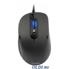 Мышь A4-Tech  D-560FX-1 USB B(Черный) 6кн+кл 600-1600 Holeless