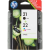 Картридж струйный HP 21+22 SD367AE многоцветный/черный x2уп. для HP DJ 3900/D1400/D1500