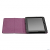 Чехол Jet.A SC10-1 для планшета Galaxy Tab2 10.1" P5100/P5110 из натуральной кожи  Черный/Фиолетовый
