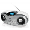 Аудиомагнитола BBK BX517U белый/серебристый 6Вт/CD/CDRW/MP3/FM(dig)/USB ((CDS) CD-МАГНИТОЛА BX517U Б/М)