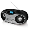 Аудиомагнитола BBK BX517U черный/серебристый 6Вт/CD/CDRW/MP3/FM(dig)/USB ((CDS) CD-МАГНИТОЛА BX517U Ч/М)