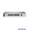 Коммутатор HP 1810-24G Switch J9803A (WEB-Managed, 24*10/100/1000 +2 SFP, Fanless design, 19")