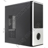 Miditower Trin <PH-404 BK-SR-BK> Black&Silver ATX Без БП