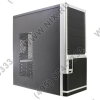 Miditower Trin <PH-401 BK-SR-BK> Black&Silver ATX Без БП