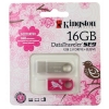 Флеш Диск Kingston 16Gb DTSE9H/16GB with cover Woman’s Day серебристый